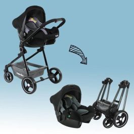 NANIA GIULIA Silla de paseo combinada 3 en 1 + Silla de auto BEONE EVO R129 40-85 cm - Capazo de 0 a 6 meses