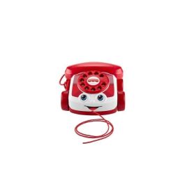 Fisher-Price JGG97 - Teléfono Rojo Animado - Juguete Clásico 80º Aniversario Mattel