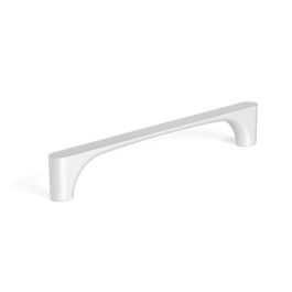 HERRAJES FAB.NACIONAL Tirador Valle Zamak 128mm para Muebles: Gris RAL 9006 (9035.521), Negro Mate (9035.522), Blanco Mate (9035.523), Oro Metal (9035.524)