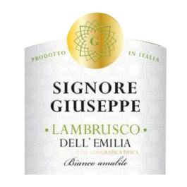 Signore Giuseppe Bianco Lambrusco Dell'Emilia White - 75 cl