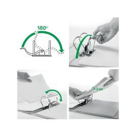 Leitz Archivador de palanca Active Solid 180 DIN A4 Lomo 65 mm Blanco Polifoam