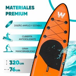 Tabla de Paddle Surf Hinchable con Accesorios Winvey SUP-O Naranja