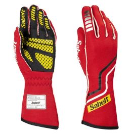 Sabelt SBRFTG10RS10 Guantes Hero Tg-10 FIA8856-2018 Ignífugos para Carreras con Palma de Silicio Reforzada Rojo Talla 10