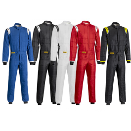 Sabelt SBRFTITS2NRGFL62 Traje de Competición Challenge TS-2 Homologado FIA 8856-2018 Negro Amarillo Fluo Talla 62 Peso 360 g/m²