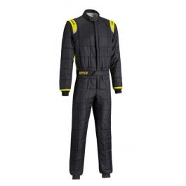 Sabelt SBRFTITS2NRGFL62 Traje de Competición Challenge TS-2 Homologado FIA 8856-2018 Negro Amarillo Fluo Talla 62 Peso 360 g/m²