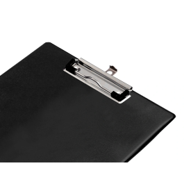 Q-connect Portanotas Plástico 50% Reciclado Din A4 Negro Grosor 2,1 mm Dimensiones 23x33,5 cm