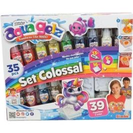 Simba Aqua Gelz Kit creativo infantil Creación de figuras 3D Set colosal Tubos de gel A partir de 8 años