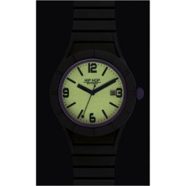 Reloj Hombre Hip Hop HWU1082 Negro Naranja