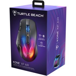 Turtle Beach TUR0731855711000 Kone XP Air Ratón gaming inalámbrico con estación de carga, Negro.