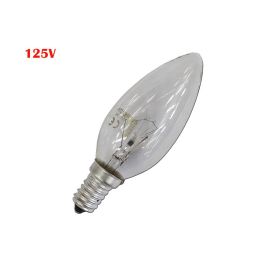 Bombilla incandescente vela clara 60 W e14 125 v (solo uso industrial) Precio: 2.50000036. SKU: B14AGETRPY