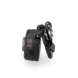 Edm Linterna Frontal Recargable 8W 400lm USB Tipo C, 5 Modos de Luz Incluyendo Flash Rojo, Aluminio