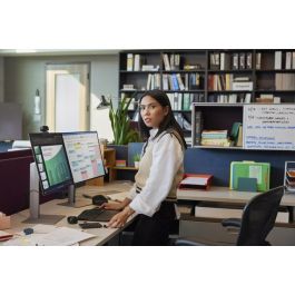 HP Ratón Ergonómico Vertical Inalámbrico Bluetooth/2.4GHz 6H1A5AA Negro