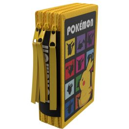 CYP BRANDS Plumier triple Pokémon con 39 piezas: 16 lápices, 16 rotuladores, 2 bolígrafos, lápiz, goma, sacapuntas, regla y horario Precio: 15.49999957. SKU: B1KAHXYN9Q