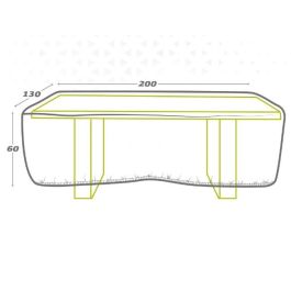 Funda Protectora Aktive Mesas 200 x 60 x 130 cm (6 Unidades) Funda Protectora Aktive Mesas 200 x 60 x 130 cm (6 Unidades)