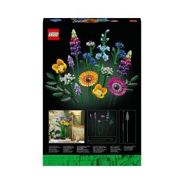 Lego 10313 Bouquet of Wild Flowers, plantas artificiales con amapolas, para adultos