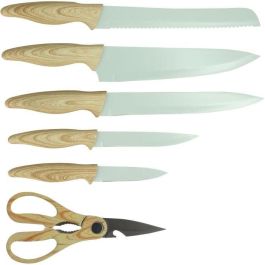 Bloque de cuchillos de 6 piezas - MENASTYL - 5041060 - Hoja de cerámica - Polipropileno - Celadón Bloque de cuchillos de 6 piezas - MENASTYL - 5041060 - Hoja de cerámica - Polipropileno - Celadón