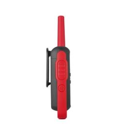Motorola T62 Walkie Talkie Rojo, Pack de 2, Alcance 8 km, 18h Autonomía, LCD, PMR446, 59T62REDPACK