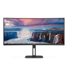 AOC CU34V5C/BK Monitor Curvo 34" Wide Quad HD (3440x1440) 1ms VA USB-C HDMI DisplayPort 100Hz