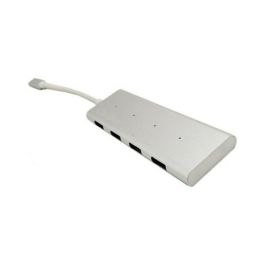 Hub USB C CoolBox COO-HUC4U3 Aluminio Blanco Precio: 17.95000031. SKU: S0220848