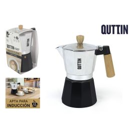 Cafetera de aluminio para 12 servicios con madera Quttin (6 Unidades) Precio: 99.99000044. SKU: B12TCJKTKQ
