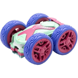 Exost Coche Teledirigido 360 Mini Flip Amazon 1:34 8 km/h 10 cm Rosa para Niños a Partir de 5 Años