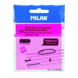 Milan Bloc Notas Adhesivas Removibles Plástico Translúcidas Rosa Fluorescente 76x76 mm 50H Precio: 1.5900005. SKU: B173FBFX7Q