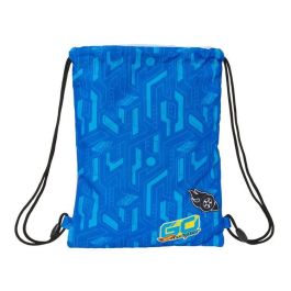 Bolsa Mochila con Cuerdas Hot Wheels Let's race Azul Negro 26 x 34 x 1 cm