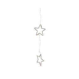 Lumineo Cortina de Luces LED de Estrellas para Uso Exterior IP44 con Función Fija, Color Plata Precio: 27.59000013. SKU: B1F4ELQKBN