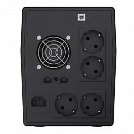 Green Cell UPS04 SAI Linea Interactiva 1500VA 900W Onda Senoidal 230V Proteccion Sobretension 5 Salidas Tipo F USB