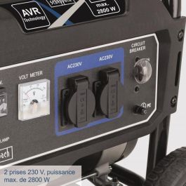 Generador SCHEPPACH SG3200x - Potencia máxima 2800W - Gasolina - Azul