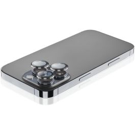 Cellularline Protección Anillo Lente Cámara para iPhone 16 Pro/Pro Max Transparente
