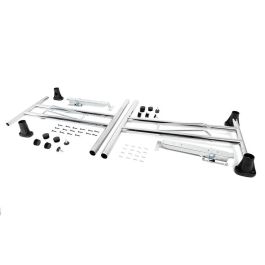 PATAS DE MESA H71 Bastidor Plegable Cromado, Juego de 2 para Mesa Plegable y Apilable, 71cm Altura, para tablero 70x120 cm Precio: 134.50000025. SKU: B127DK8RCM