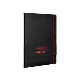 Antartik Cuaderno A4 Tapa Dura Hojas Puntos Negro y Rojo 100 Hojas 80gr FSC Antartik Notes