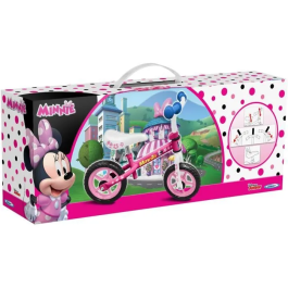 Disney Bicicleta Minnie 10" Niña Estructura Acero Neumáticos EVA Ruedas Nylon