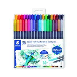 Staedtler Rotuladores Design Journey Doble Punta Fina-Pincel Acuarelables Colores Surtidos Estuche 36 Ud Precio: 22.49999961. SKU: B1AM25EZTL