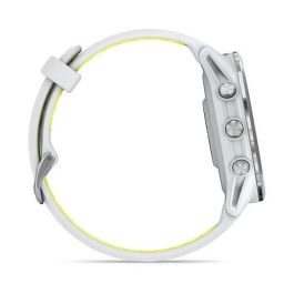 Garmin Forerunner 965 Reloj Inteligente Deportivo GPS Titanium 47mm Pantalla AMOLED Táctil 1.4" Blanco, Compatible con iPhone y Android, Batería 26h, 56g, Forerunner965