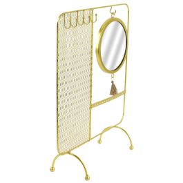 Home Deco Factory Organizador de Joyas y Accesorios Mirage con Espejo 35,5x30x10 cm
