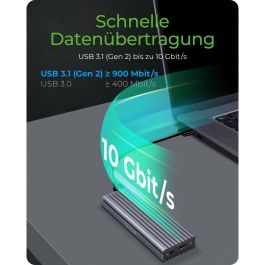 ICY BOX IB-1817M-C31 Carcasa Externa para SSD M.2 NVMe USB-C 3.1 Aluminio