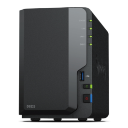 Synology DS223 NAS de Escritorio para Usuarios Domésticos, Servidor de Almacenamiento con 2 GB DDR4 y Procesador Realtek RTD1619B Precio: 293.79000013. SKU: B1KJ2MEV77