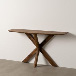 Consola Miel Madera de Mango Decoración 130 X 35 X 76 cm