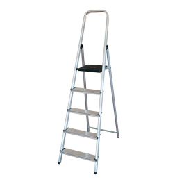 Escalera domestica aluminio 5 peldaños Escalera domestica aluminio 5 peldaños