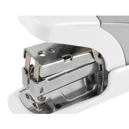 Liderpapel Grapadora Micro con Regalo 1000 Grapas 24/6 26/6, Capacidad 20 Hojas, Blanco