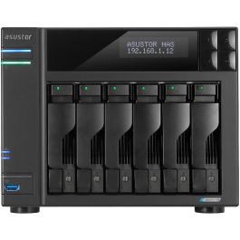 Asustor LOCKERSTOR 6 Servidor NAS Tower 6 Bahías Intel Celeron N5105 8GB DDR4 Dual 2.5GbE