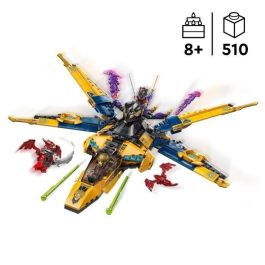 LEGO 71833 NINJAGO El súper avión de tormenta de Ras y Arin - Juego de Construcción para 8 años