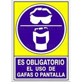 DUVER 611 Señal Plástico 420x297mm "Obligatorio Uso Gafa o Pantalla" Seguridad Industrial Duver Precio: 9.5000004. SKU: B1JY8H3TMQ