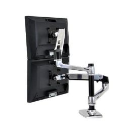 Ergotron Brazo Doble LX Redesign para Pantallas, 18.1kg, 24", Ajuste de Altura, Plata