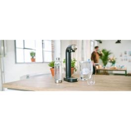 Máquina de refrescos BRITA SodaONE negra + jarra MAXTRA+ gris