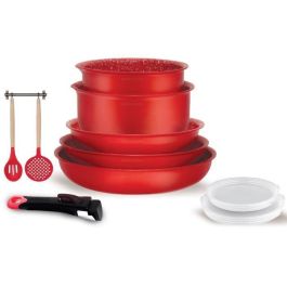 Batería de cocina - ARTHUR MARTIN - AMR41 - Batería de cocina de 10 piezas - Todas las fuentes de calor, incluida la inducción Precio: 81.99000051. SKU: B1ENDJZ35E