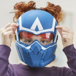 Hasbro Máscara Marvel Vengadores Capitán América de Juego de Rol con Lentes Abatibles para Niños +5 Años Película Brave New World