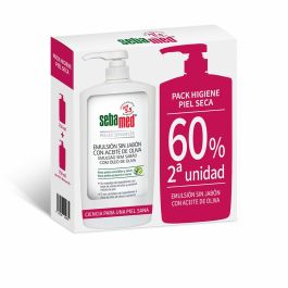 Sebamed Emulsión Sin Jabón Gel de Baño pH 5.5 Aceite de Oliva Pantenol Piel Sensible & Seca Duo 2x750ml Precio: 19.49999942. SKU: S05103703